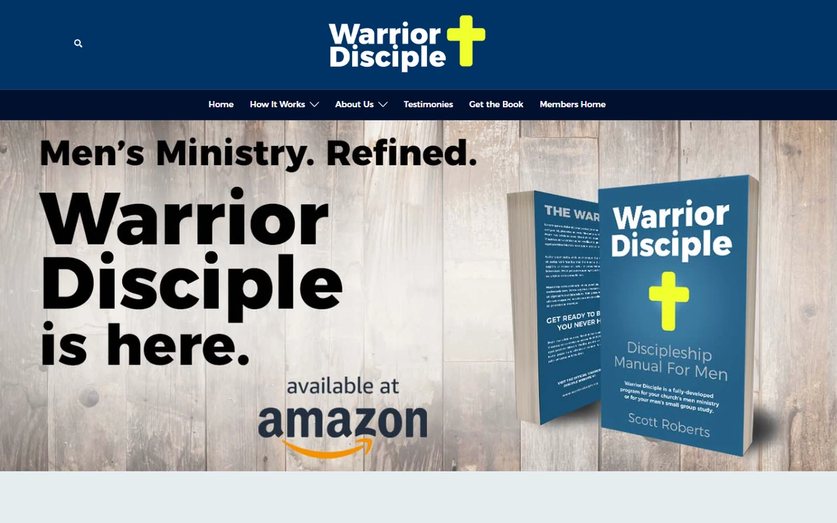 Preview of the Warrior Disciple website